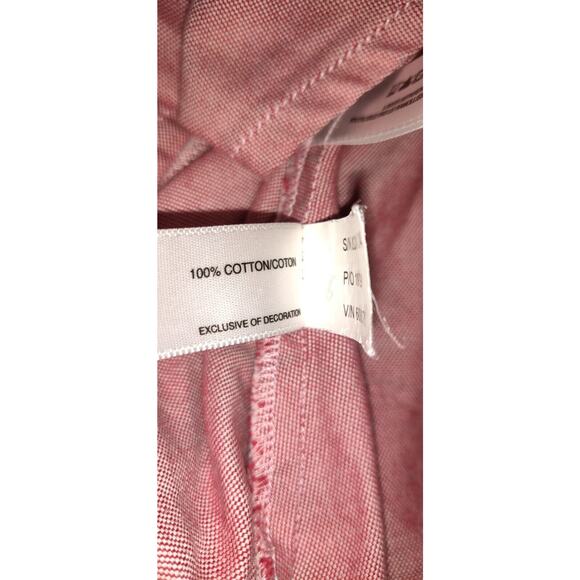 Ohio State Womens Oxford Shirt CUTTER & BUCK XL Button Up RED CHECKER Buckeyes - Picture 12 of 16